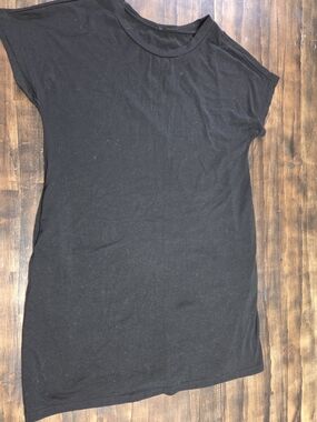 SHEIN Black Short Sleeve T-Shirt Dress